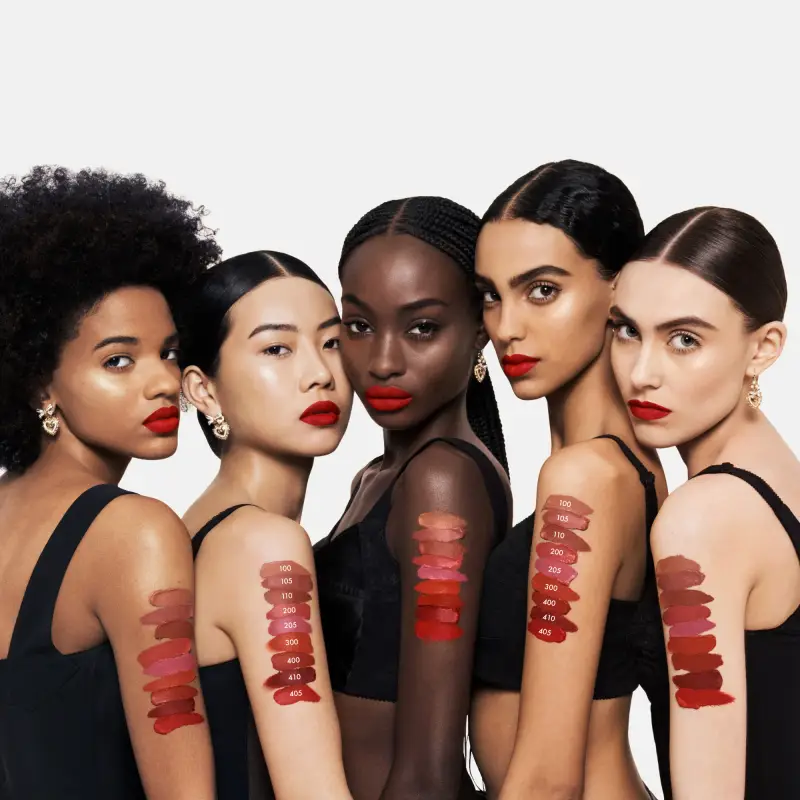 Labbra Everkiss Liquid Lip Rossetto liquido soft matte no transfer 410 Audacity - Rosso freddo intenso - Rossetti miniatura 5