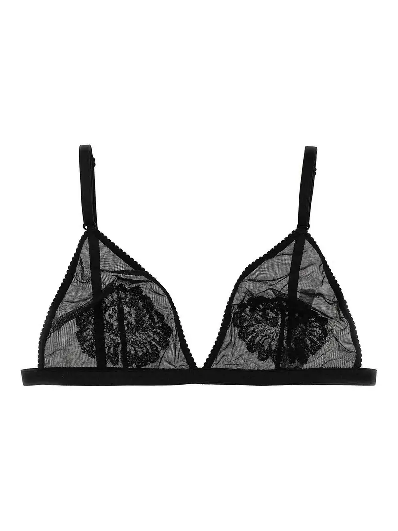 Lace Bra Nero