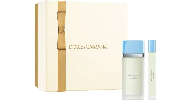 Dolce&Gabbana Light Blue EDT Set da viaggio nuova confezione regalo da donna