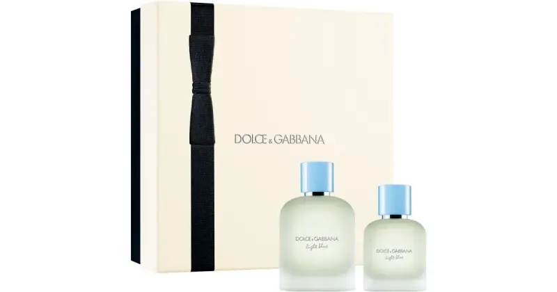 Dolce&Gabbana Light Blue Pour Homme EDT Duo kit Set nuova confezione regalo per uomo