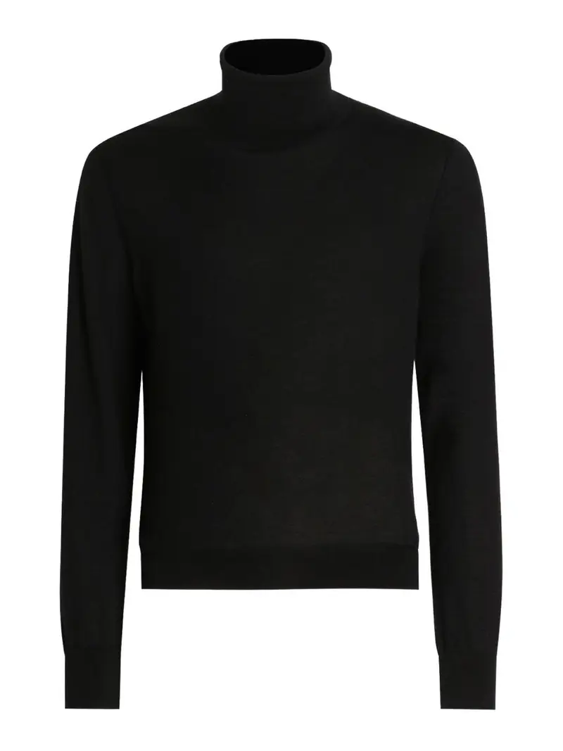 Maglione dolcevita in cashmere Nero