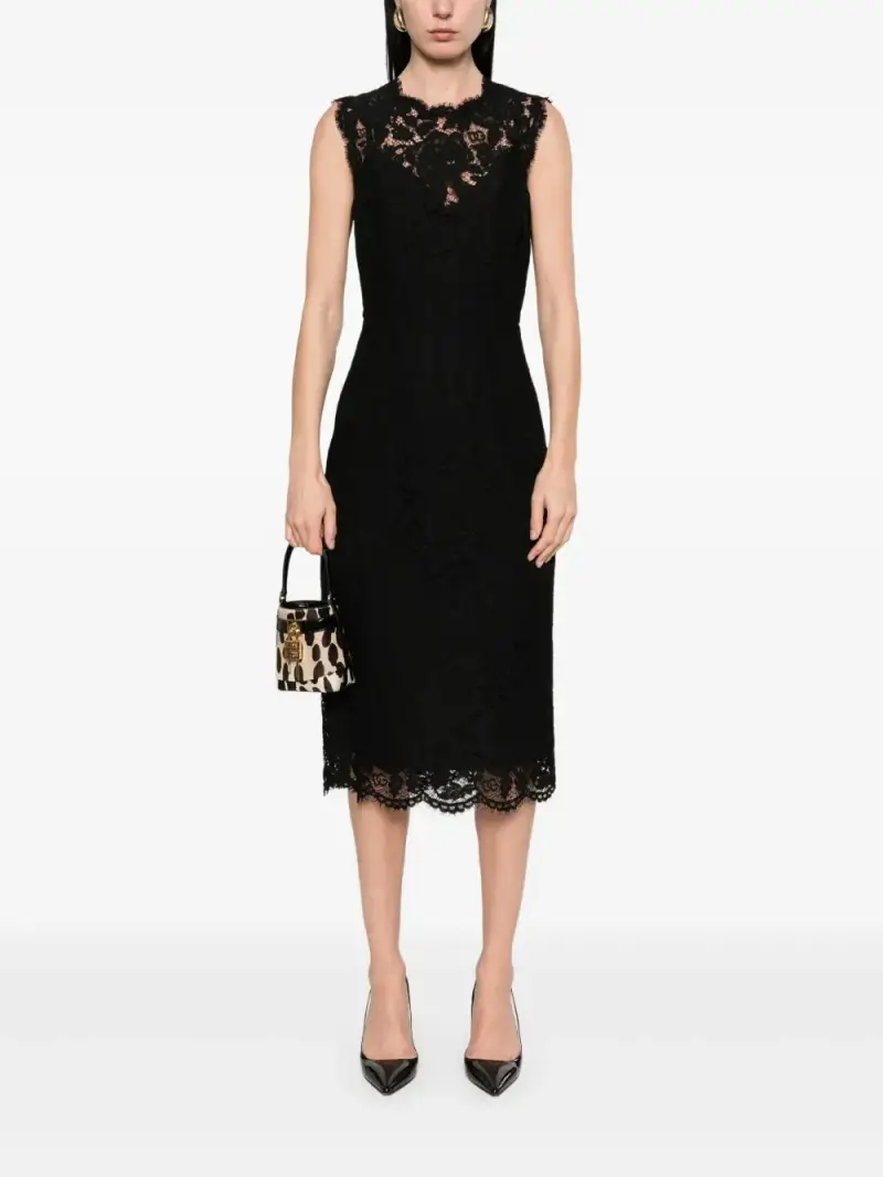 midi dress D&G NERO miniatura 3