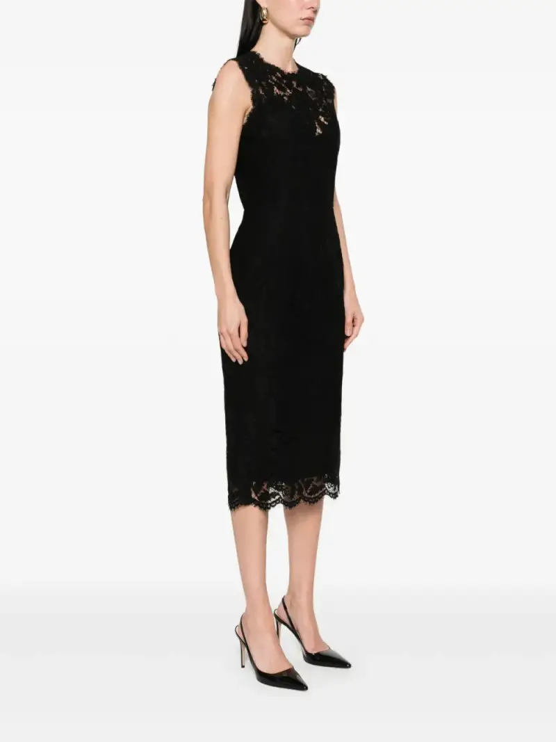 midi dress D&G NERO miniatura 5