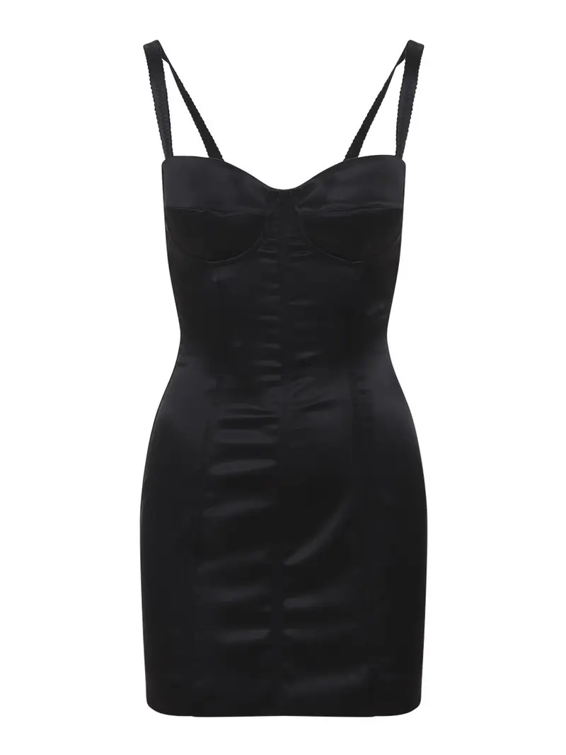 Miniabito Dolce & Gabbana in acetato Nero