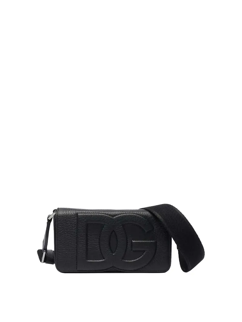 Minibag in pelle Nero