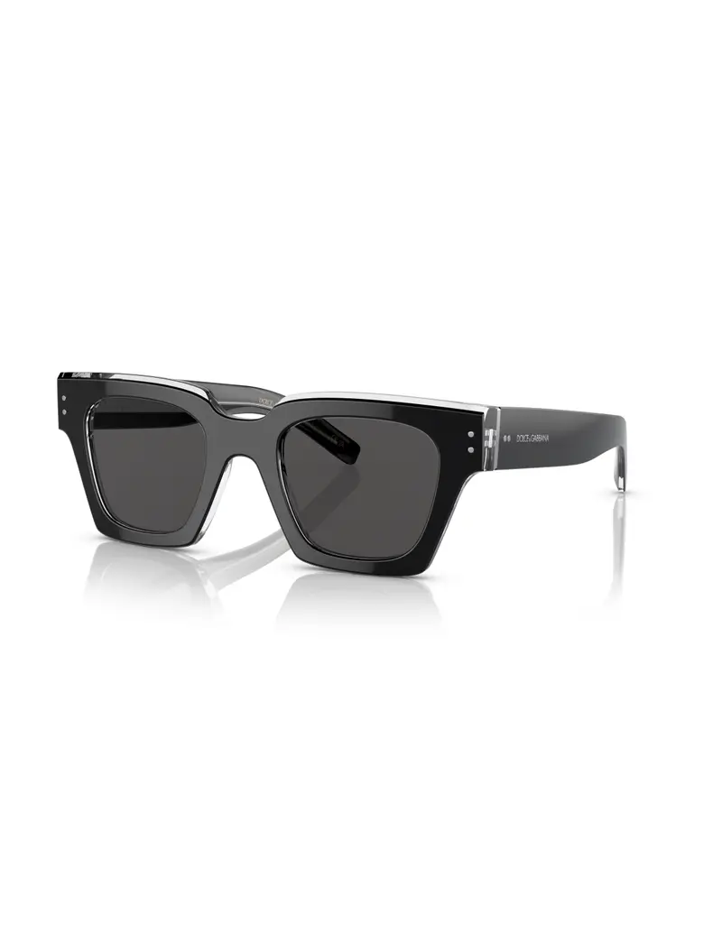 Occhiali da sole DOLCE & GABBANA DG4413 675/R5 Crystal Black/Grey 48