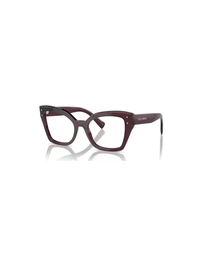 Occhiali montatura da vista D&G DOLCE & GABBANA DG3386 3045 Transparent Violet 53