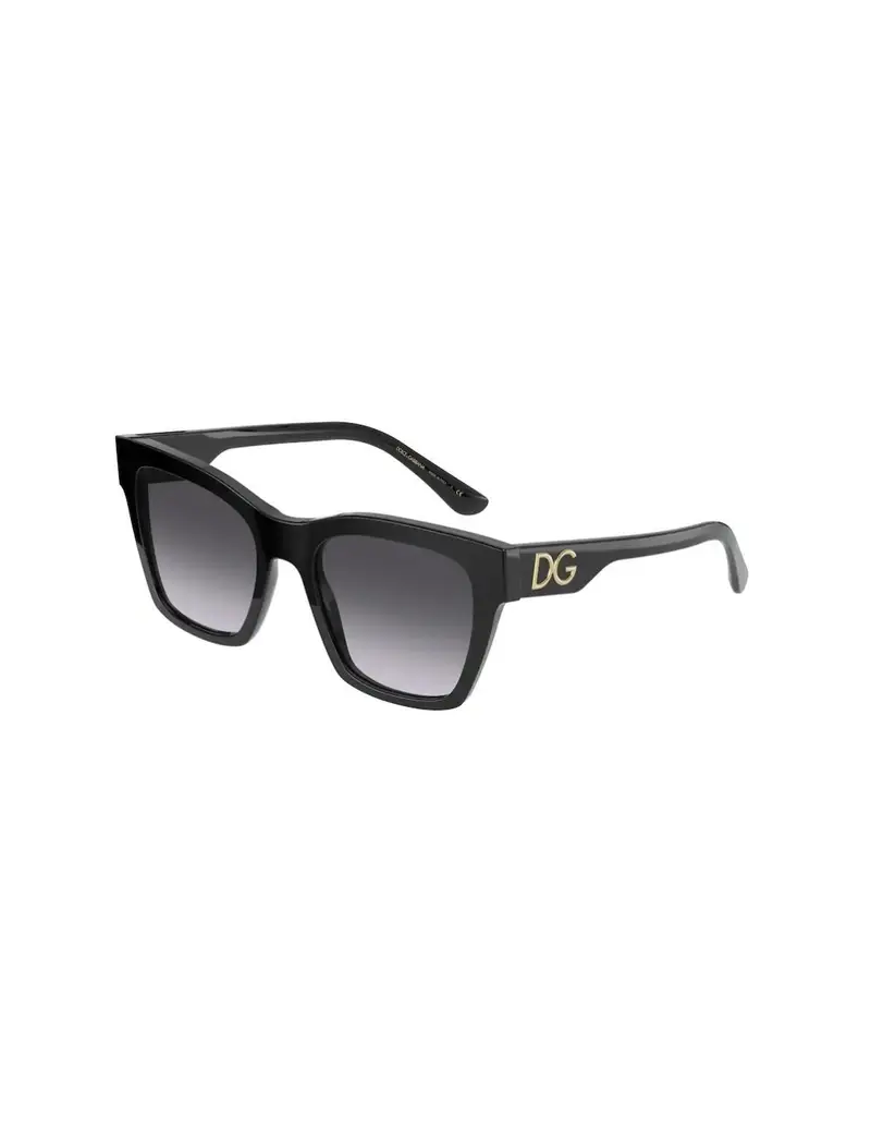 Occhiali sole DOLCE & GABBANA D&G DG4384 501/8G 53 Black Grey Gardient