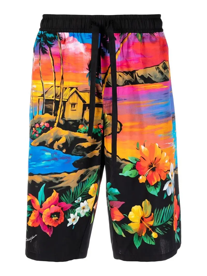 Pantaloncini in cotone Multicolore