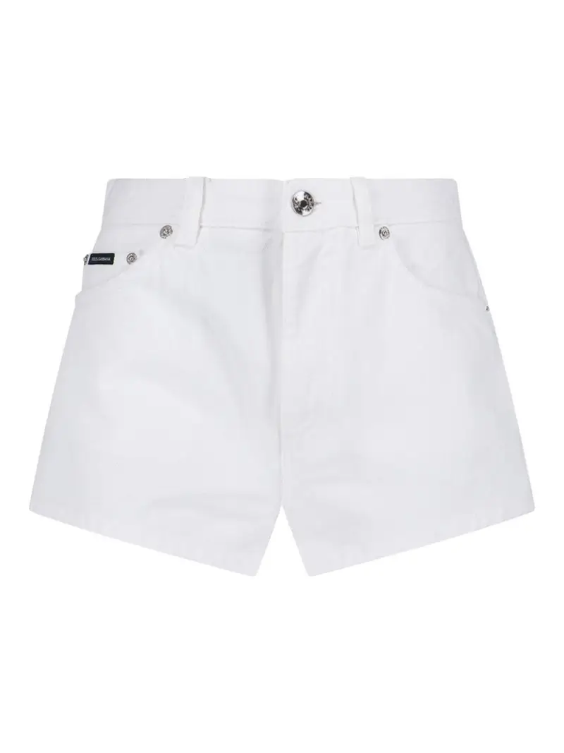 Pantaloncini Logo Bianco