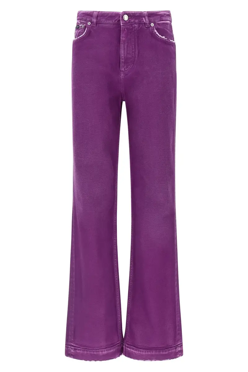 Pantalone 5 Tasche Viola