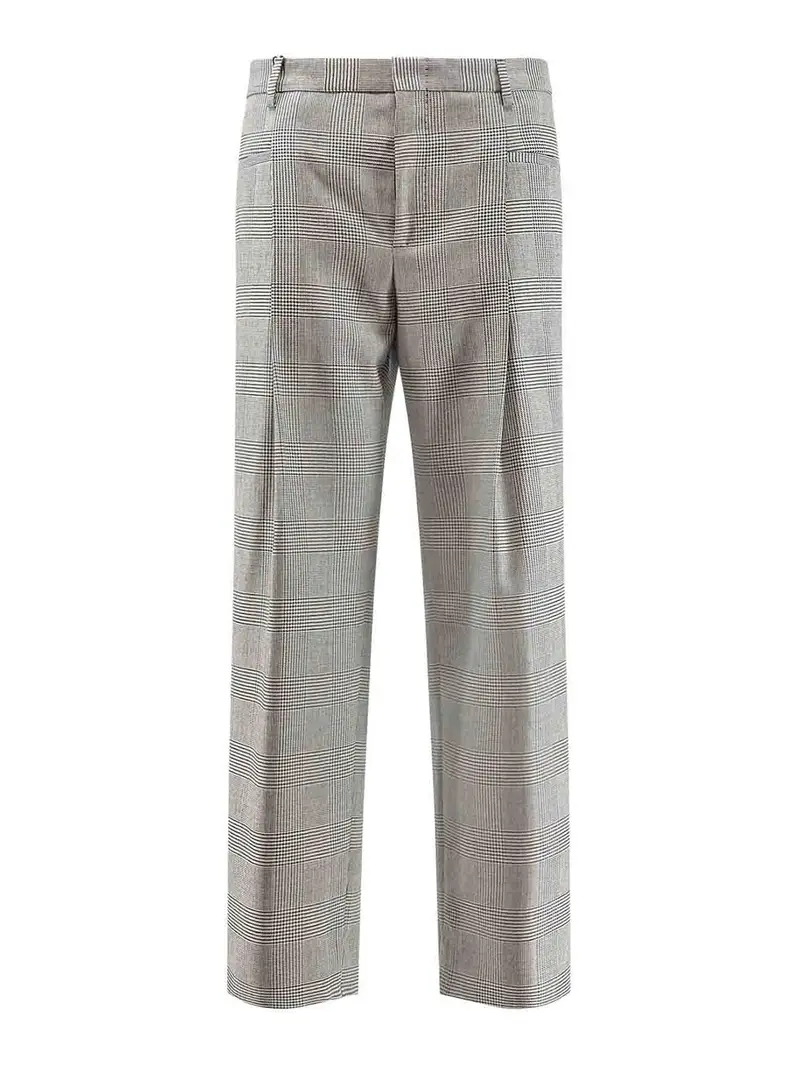 Pantalone In Lana Grigio