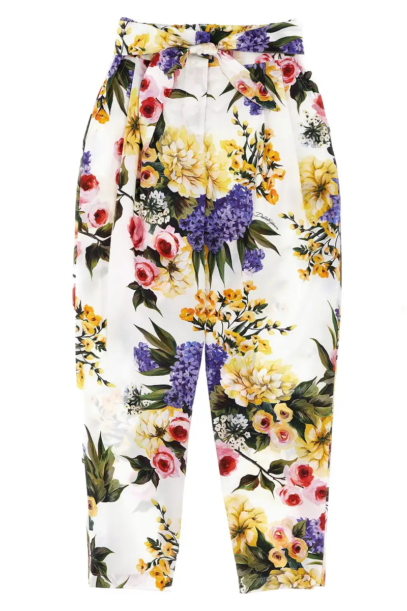 Pantalone Stampa Floreale Multi