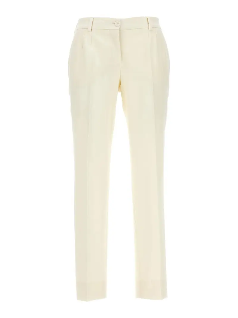Pantaloni essenziali Bianco