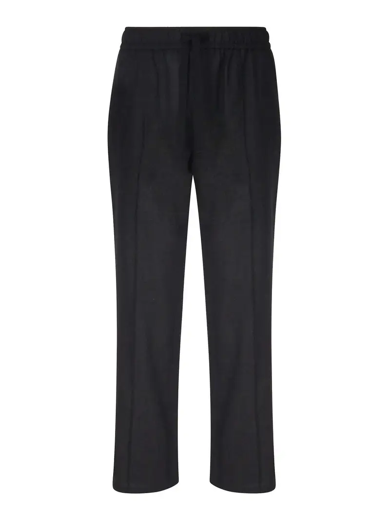 Pantaloni Jogging In Lana Grigio