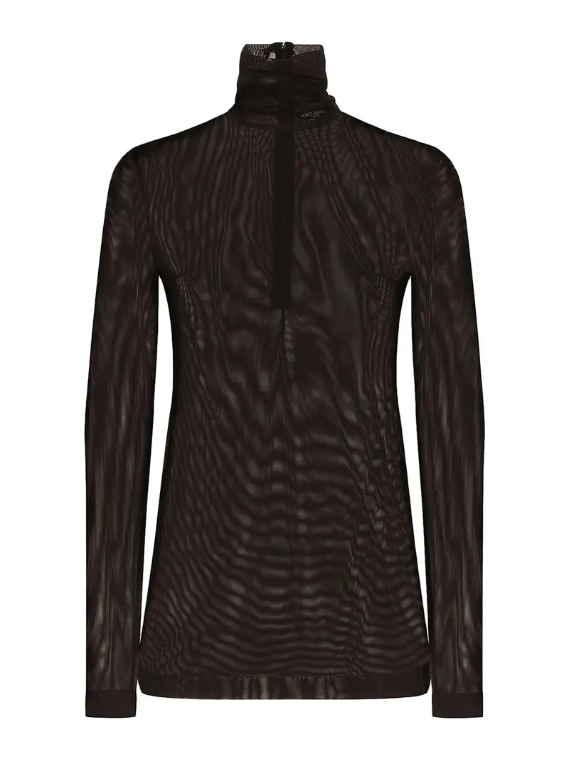 Parte superiore in nylon Nero