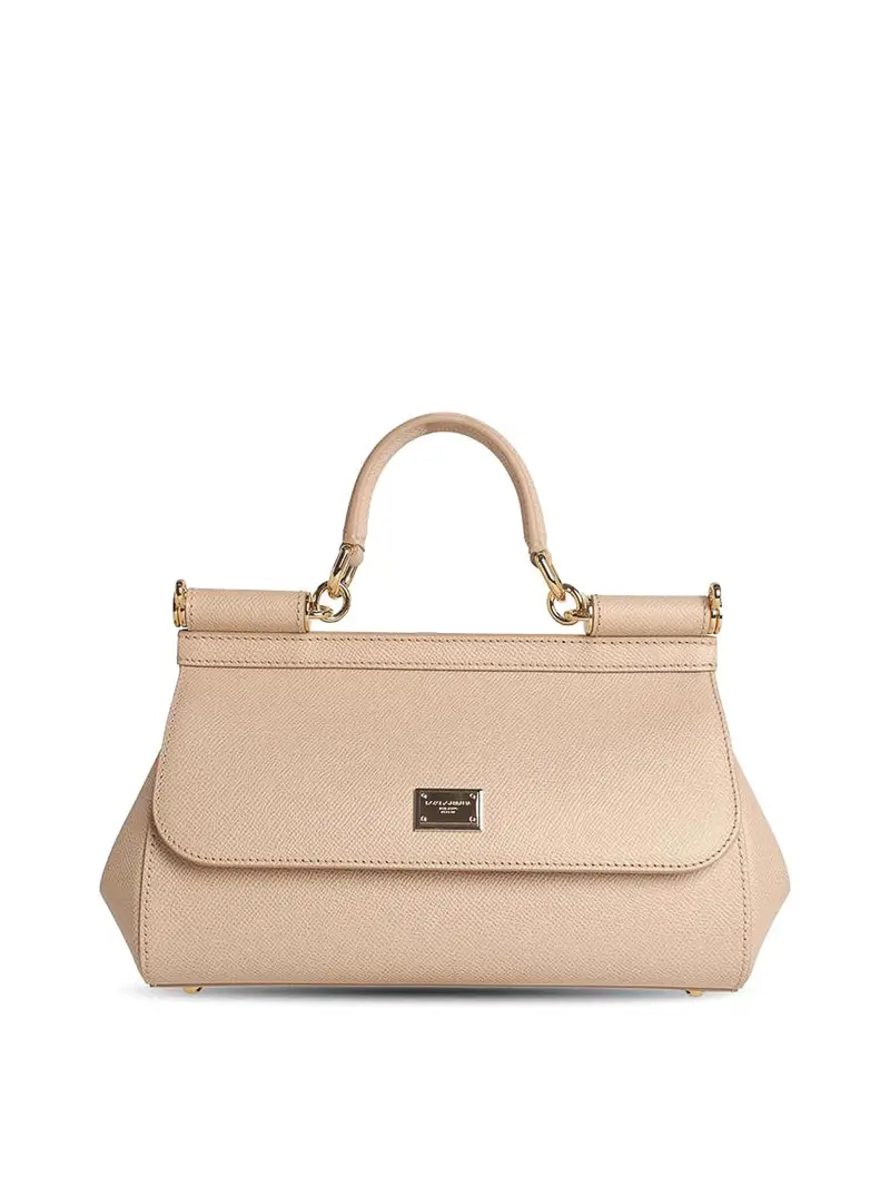 Piccola borsa in pelle rosa Color Carne E Neutri