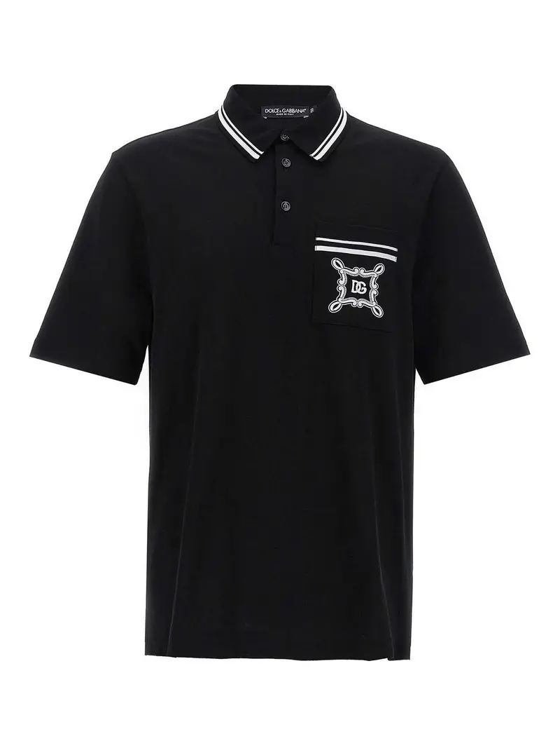 Dolce & Gabbana Polo Nero 3334144