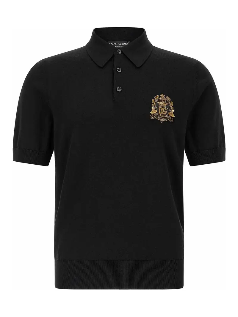 Dolce & Gabbana Polo Nero 4357284