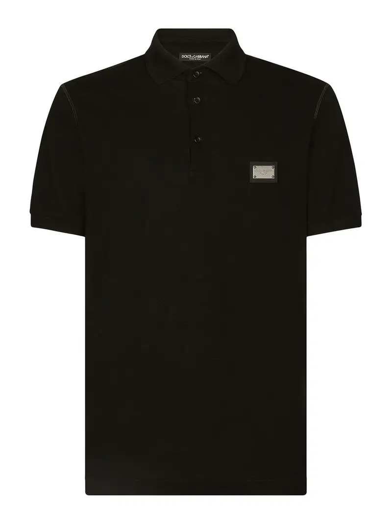 Dolce & Gabbana Polo Nero 3311595