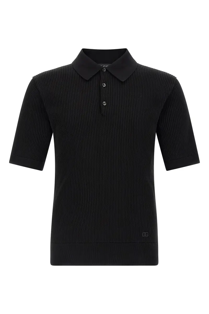 Polo Microcosta Nero