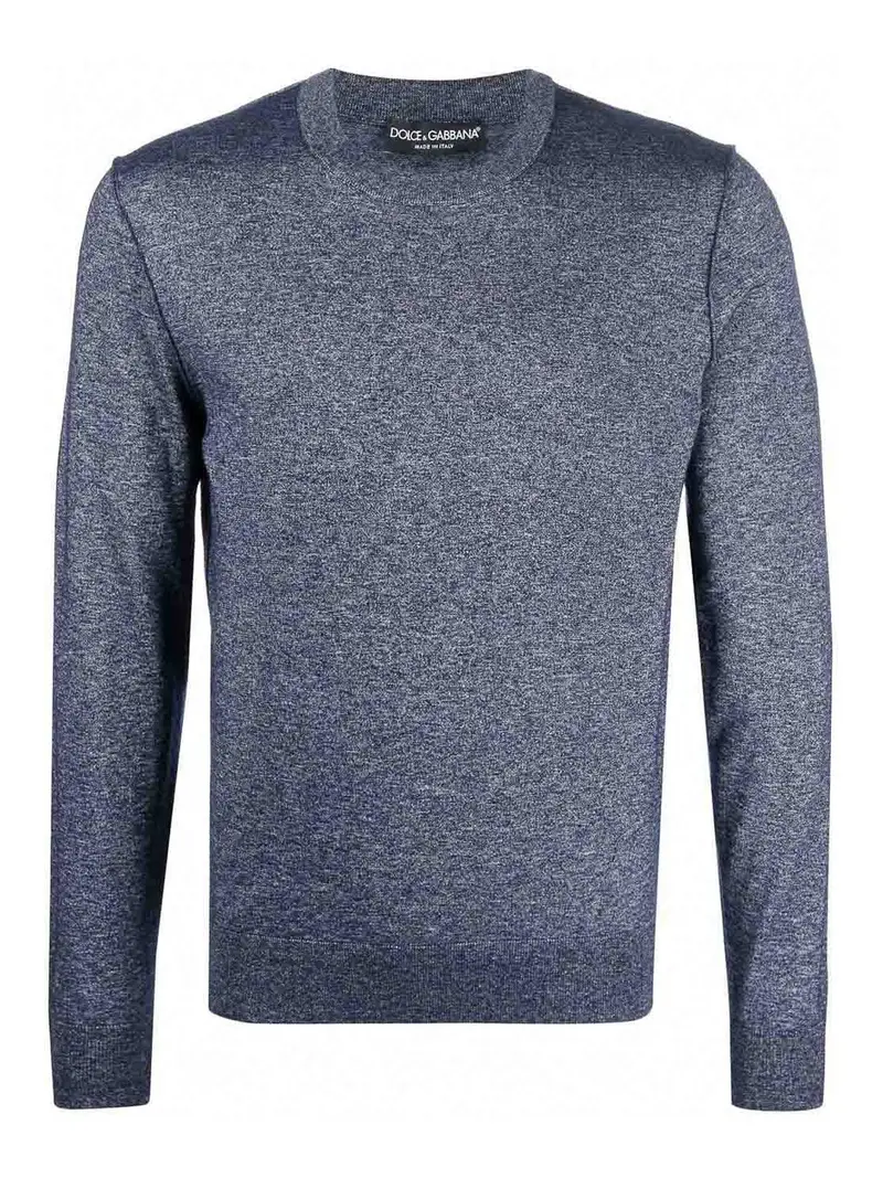 Pullover girocollo Blu