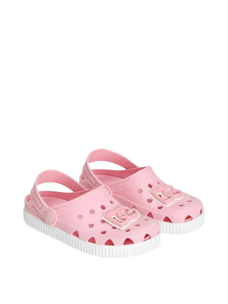 Sandali con logo Color Carne E Neutri