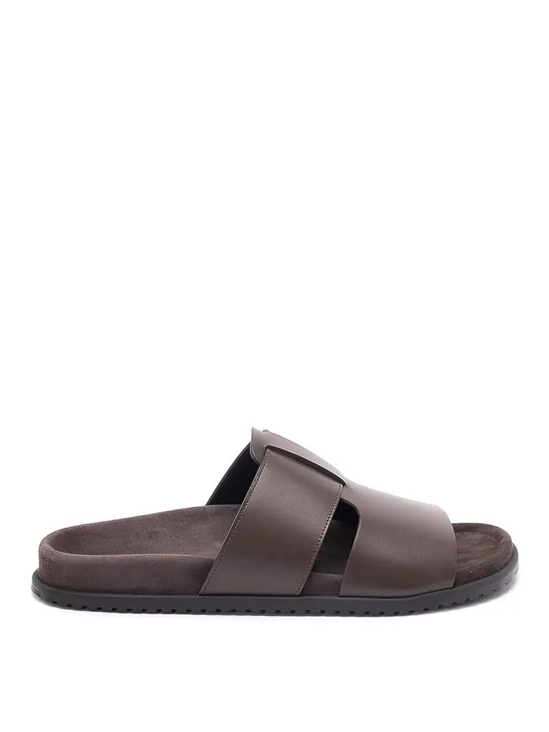 Sandali in pelle Marrone