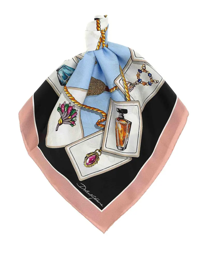 Sciarpa di seta Multicolore