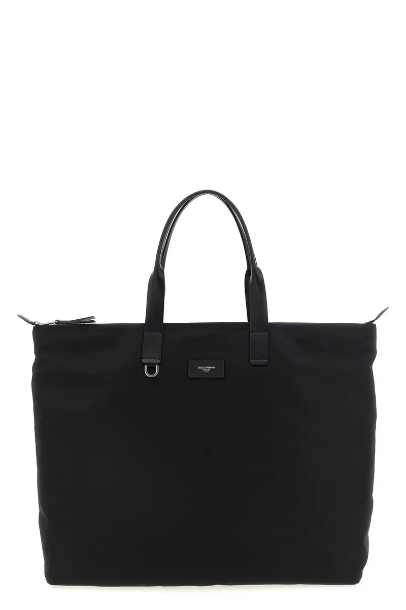 Shopping Patch Logo Grande Nero