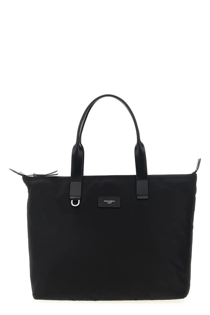 Shopping Patch Logo Media Nero