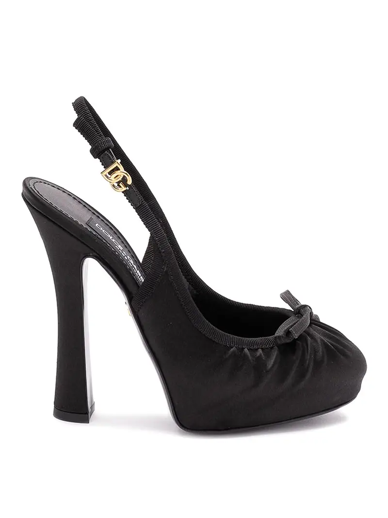 Slingbacks Nero