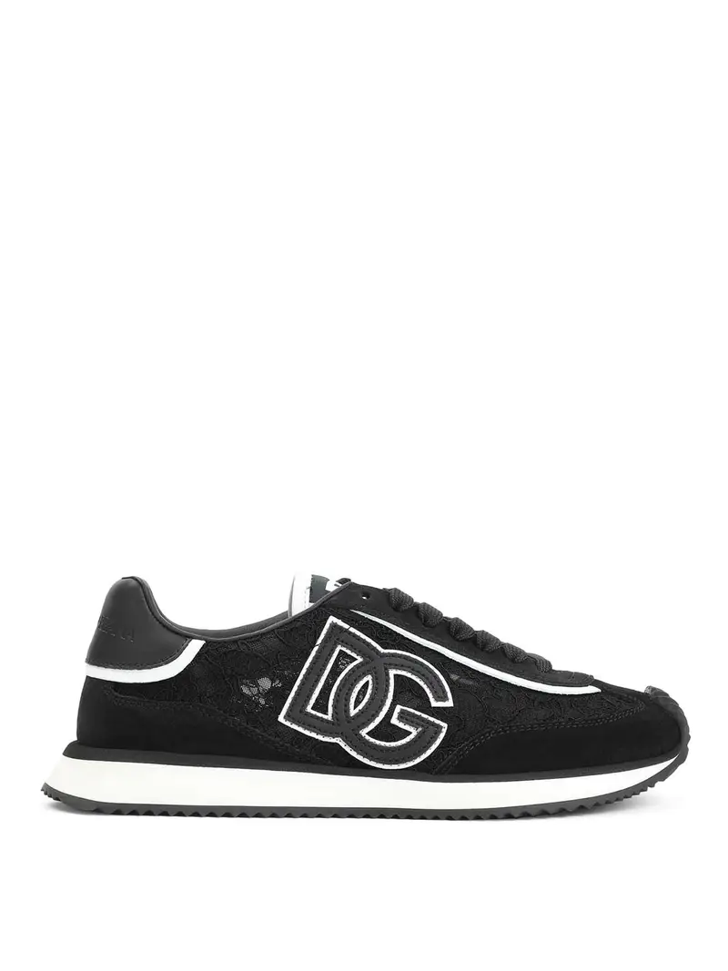 Sneaker in pelle Dolce & Gabbana Nero