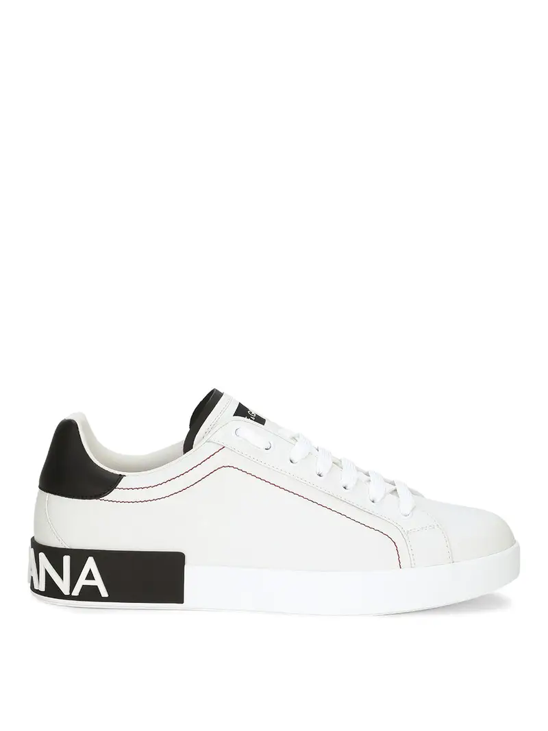 Sneaker Portofino in pelle Bianco