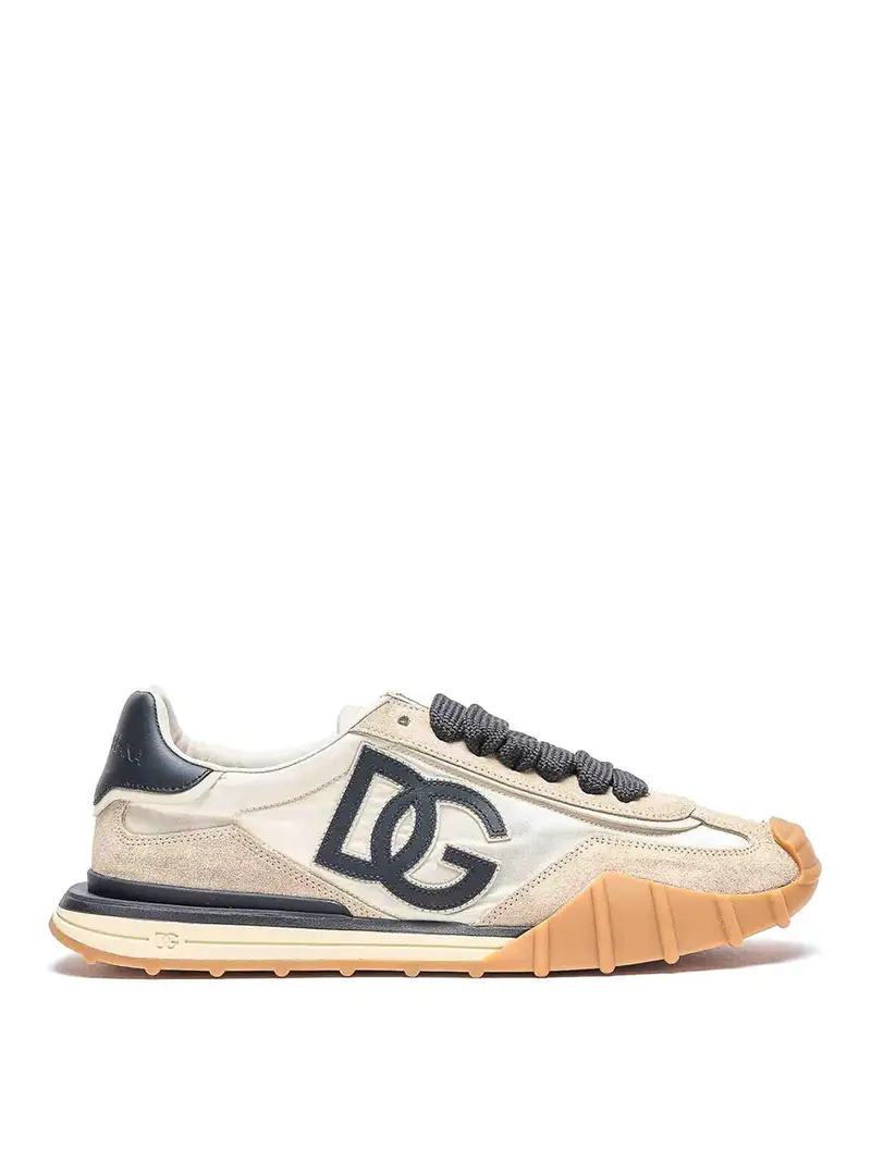 Sneakers beige con cuscino Dg