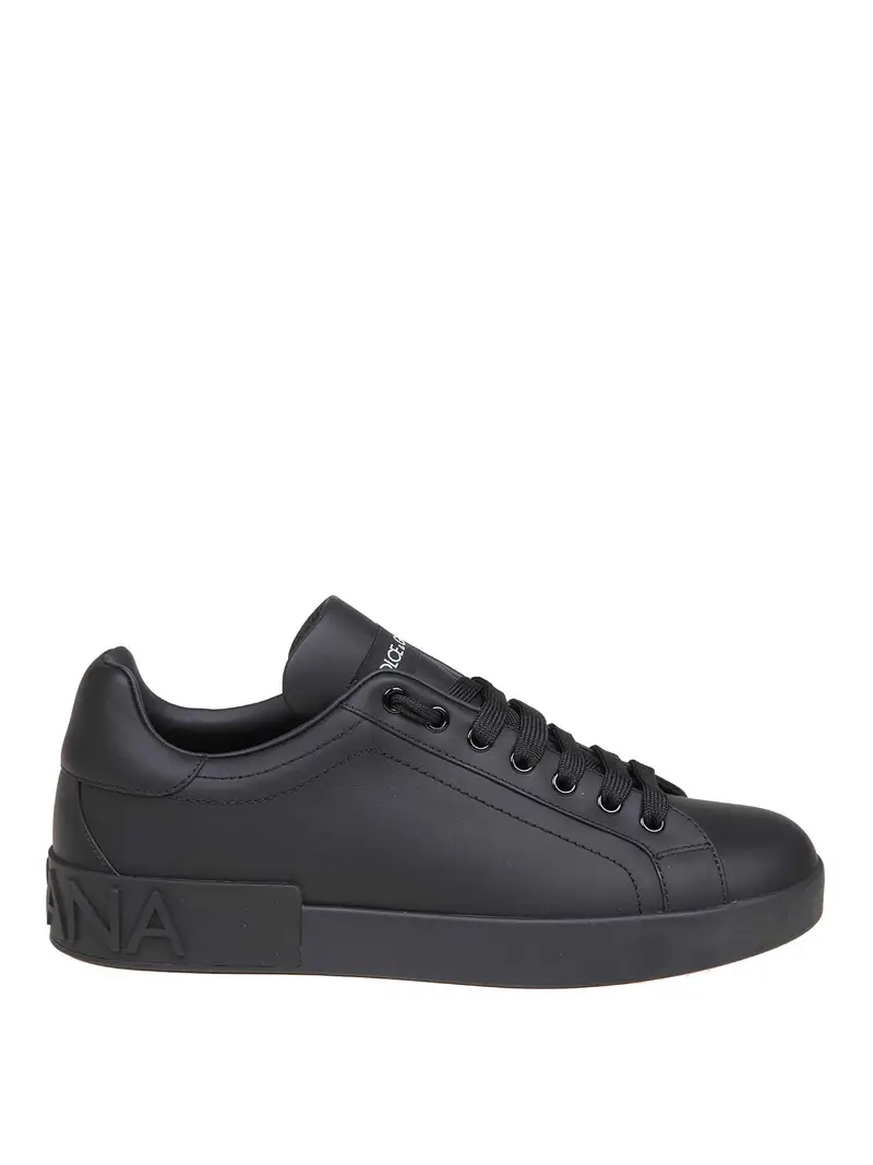 sneakers in pelle colore nero
