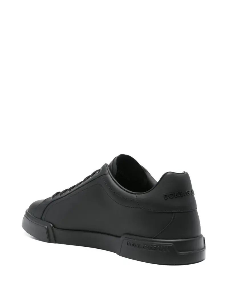 Sneakers Minimal in Nappa  Black Edition Nero miniatura 2