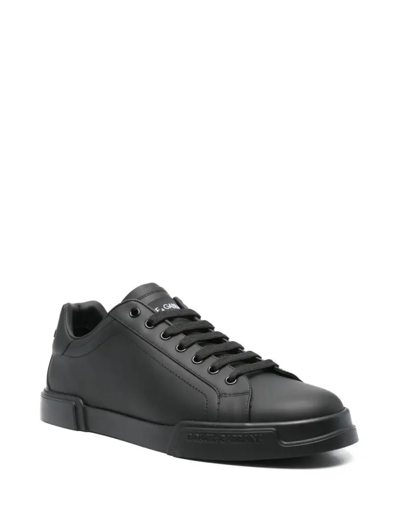 Sneakers Minimal in Nappa  Black Edition Nero miniatura 3