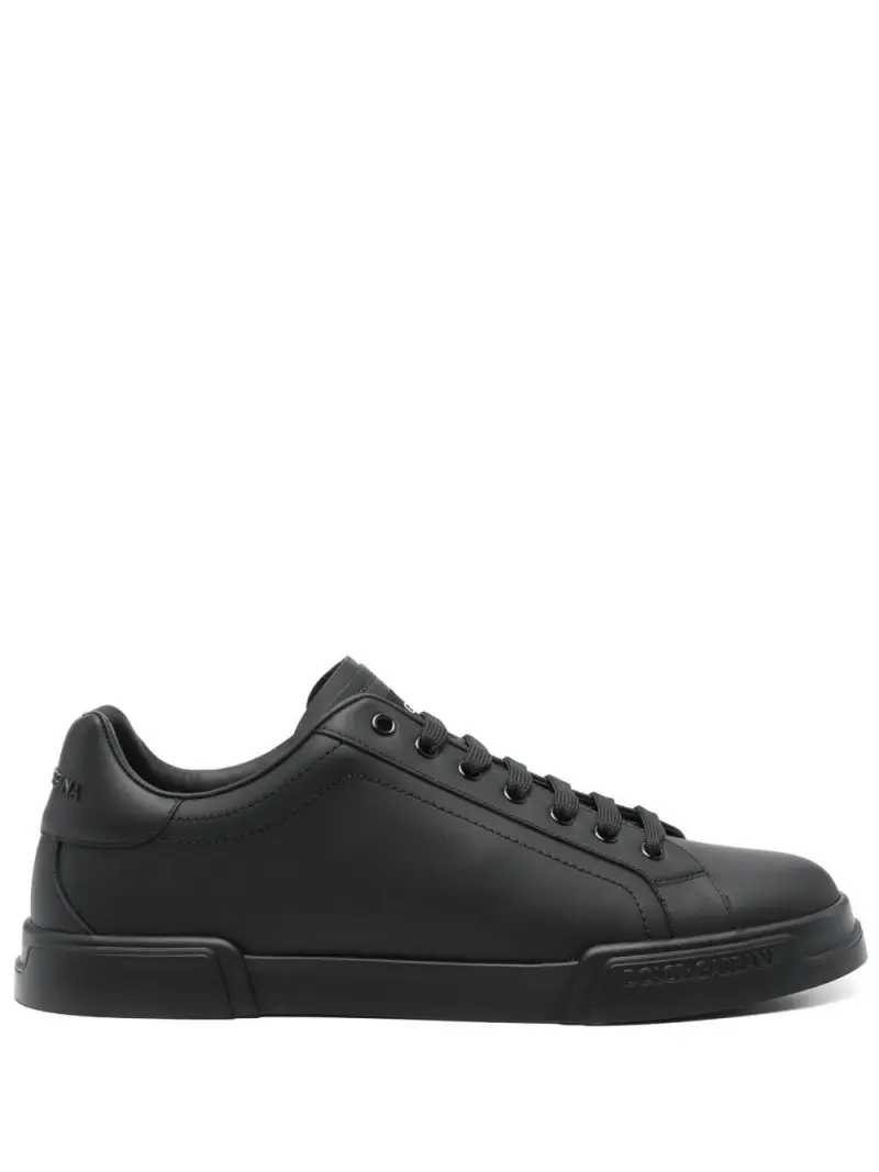 Sneakers Minimal in Nappa  Black Edition Nero