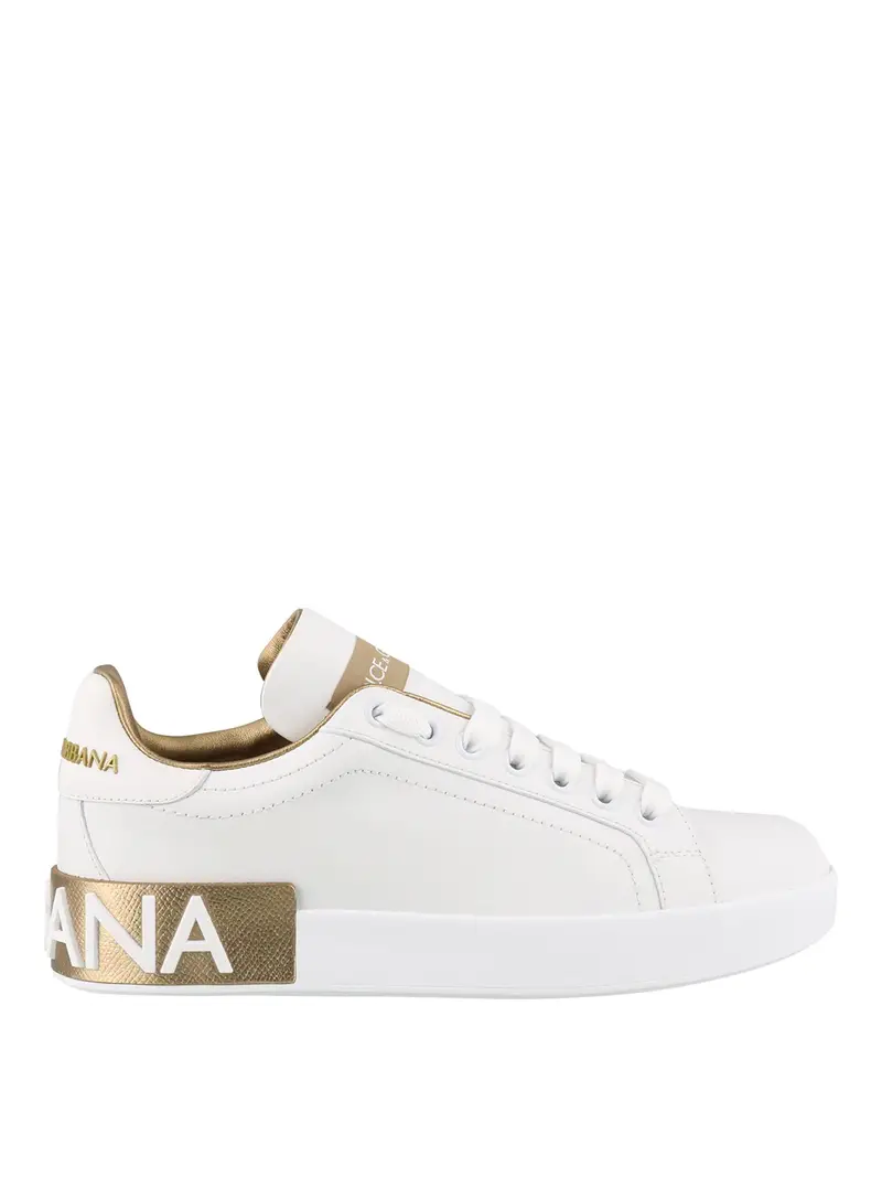 Sneakers Portofino in pelle Bianco
