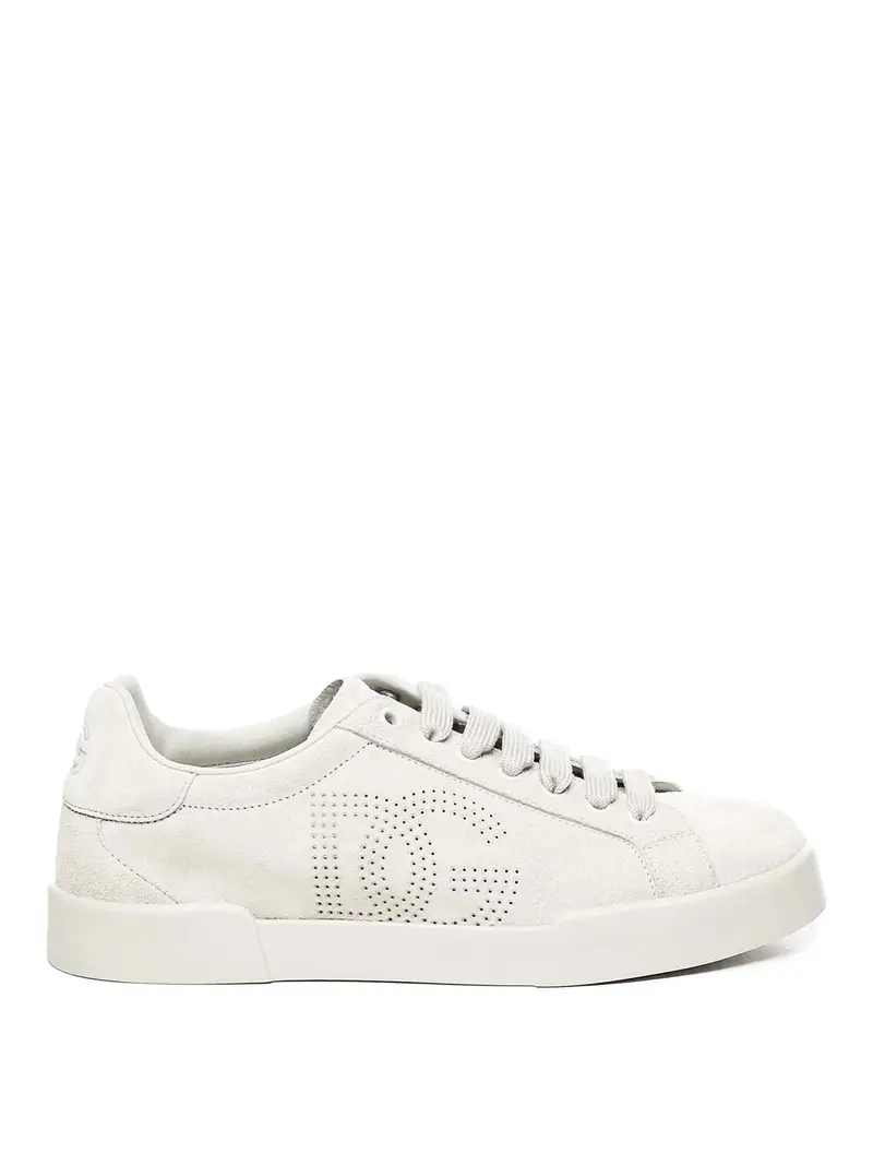Sneakers Portofino in pelle di vitello Bianco