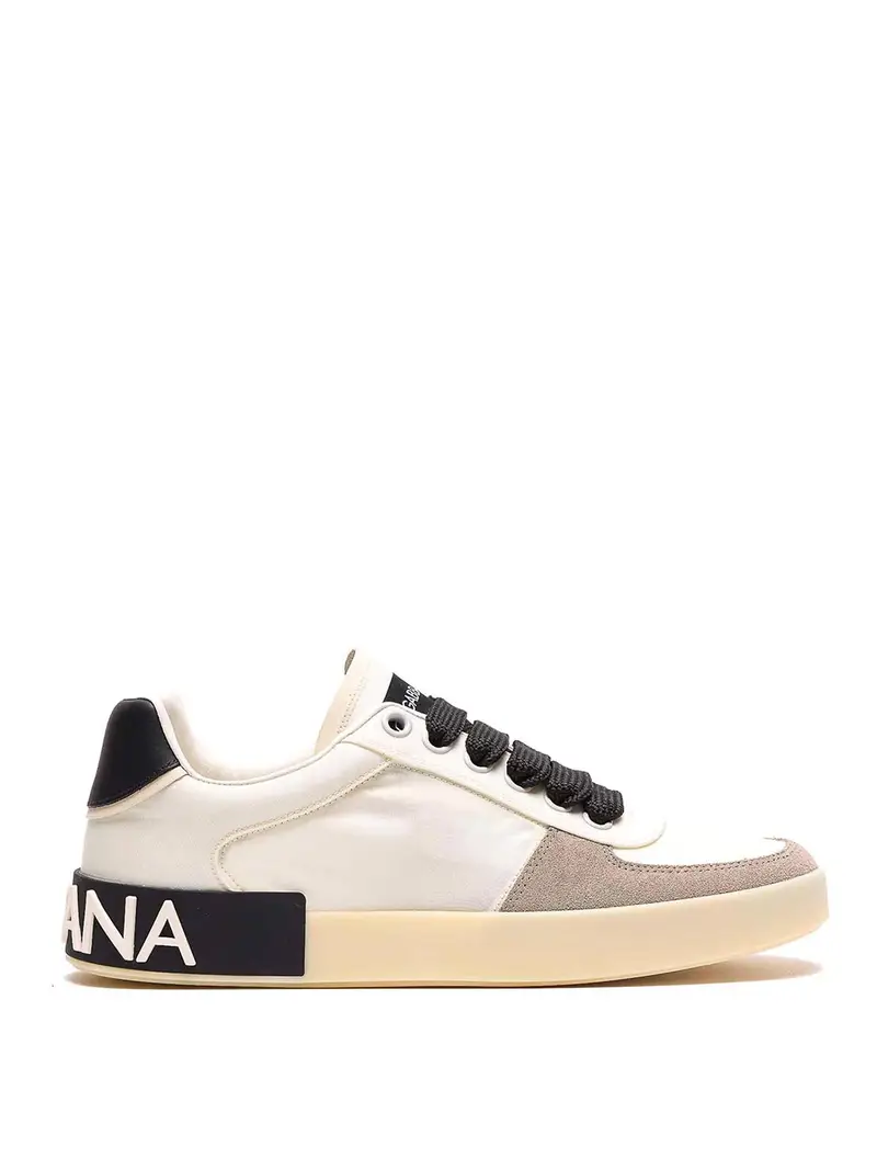 Sneakers Portofino nere Bianco