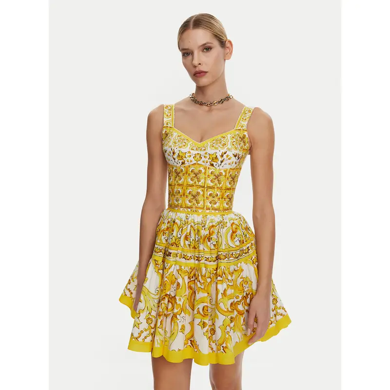 Dolce & Gabbana Top Giallo 3352069