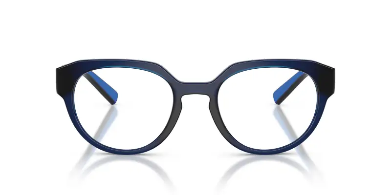 Unisex DG5113 3009 Montature da vista Iniettato Blu Trasparente Pantos Normale miniatura 3