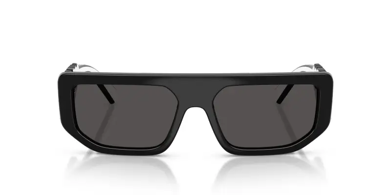 Unisex DG6203 501/87 Occhiali da sole Iniettato Nero Grigio Squadrata Normale miniatura 3