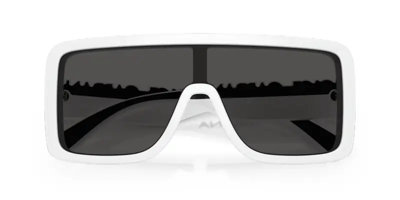 Unisex DG6204 331287 Occhiali da sole Iniettato Bianco Grigio Squadrata Normale miniatura 2