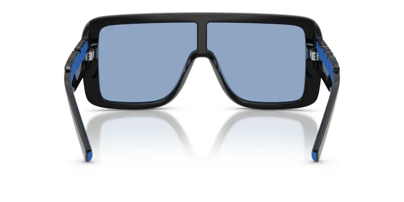 Unisex DG6204 501/80 Occhiali da sole Iniettato Nero Blu Squadrata Normale miniatura 2