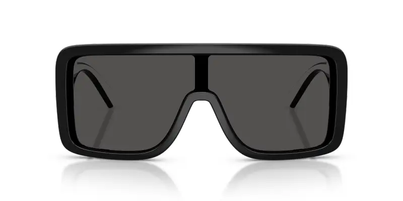 Unisex DG6204 501/87 Occhiali da sole Iniettato Nero Grigio Squadrata Normale miniatura 3