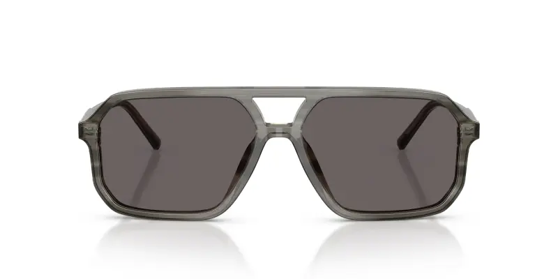 Unisex Dolce & Gabbana DG4541 347987 Occhiali da sole Acetato Grigio Grigio Pilot Normale miniatura 3