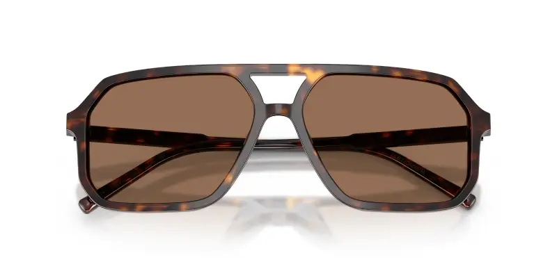 Unisex Dolce & Gabbana DG4541 502/73 Occhiali da sole Acetato Tartaruga Marrone Pilot Normale miniatura 2